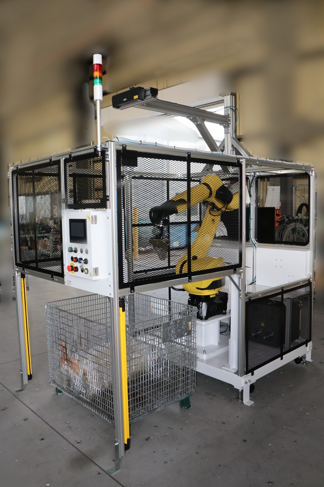 3Dビジョン バラ積みピッキング標準機